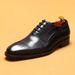 【 VIP Specialty 】 Pointed Genuine Leather For Men, Business Formal Wear, Pointed Carved Block Shoes_vogvips.com