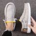 Euro Step Plus Loafers Size 48 Canvas Breathable Slip-On Casual Shoes Lazy Loose Fit_vogvips.com