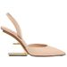 Spring Summer New High Heels Pointed Single Shoes Niche Style Elegant European American Solid Color Closed Toe Backless_vogvips.com