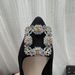2025 Pointed Toe Elegant Shallow Versatile Rhinestone New Square Buckle Black Women's Work Shoes French High Heels_vogvips.com