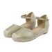 Women's Shoes Spring New Round Toe Shallow Mouth Sandals Large Size Women's Internet Celebrity Same Style Buckle Fashion_vogvips.com