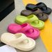 Stepping On Clouds Feeling Flip-Flops Women, EVA Summer Outdoor Slippers For Men, Thick Non-Slip Couple Soft Sole_vogvips.com