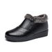 1178225343@qq.com Winter Shoes For Women, Middle-aged And Elderly Mothers, Fleece-lined Warm Short Boots, Flat Non-slip Cotton Leather_vogvips.com