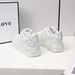 Women's Fashion Rhinestone Embellished Chunky Sole Casual Sneakers - Light Luxury Breathable Round Toe Slip-On Shoes For Spring Summer Fall_vogvips.com