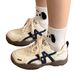 Women's Shoes Genuine Leather Platform Platform Shoes With Hidden Heel Lift, Women's Autumn/winter New Style, Sporty Casual Sneakers._vogvips.com