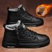 European Warm Series High-top Work Witer Fleece-lied Thickeed Warm Cotto Ad Wool Itegrated Labor Protectio Casual Leather Shoes For_vogvips.com