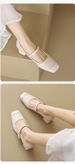 French High Heels Women's Word With Shallow Mouth Fairy Style Mary Jane Shoes Thick Heel Single Shoes Women_vogvips.com