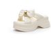 Cool Slippers Women's Outer Wear Bow-tie Rhinestone Thick-soled French Muffin Thick-soled Versatile Women's Sandals_vogvips.com