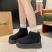 Women's Shoes Winter New Style Snow Boots Retro Thick Soled Platform Martin Boots Short Boots Back Zipper Boots Women's Shoes_vogvips.com