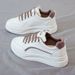 Platform Sneakers For Women 2025 Spring New Versatile Korean Style Student Dad Trendy Super Popular Sports White Shoes_vogvips.com