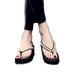 Women's Thick-Soled High-Heeled Toe-Post Korean Style Outdoor Pearl Beach Vacation Sandals_vogvips.com