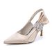 Women's High Heeled Pointed Toe Dress Shoes Rhinestones Bridal Bridesmaid Wedding Evening Shoes_vogvips.com