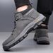 3368 Autumn And Winter Leather Men's High-top Martin Boots Cotton Shoes_vogvips.com