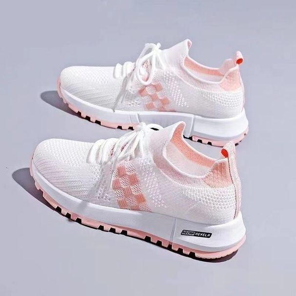 Women's Sports Shoes For Spring And Autumn, New Foreign Trade Fashion, Lightweight, Casual, Breathable Running Shoes,_vogvips.com