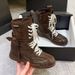 Vintage Boxing 2025 New Autumn Winter Outdoor Martin For Petite Women With Hidden Heel, Comfortable Mid-Calf Boots_vogvips.com