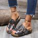 Independent Brand Spring-summer New Thick-soled Flat Sandals In Ethnic Candy Colors For Women, Beach Closed-toe_vogvips.com