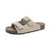 Fashion Outdoor 2025 Summer Korean Style Soft Sole Women's Shoes Comfortable Flat Versatile Color Block Non-Slip Slide_vogvips.com