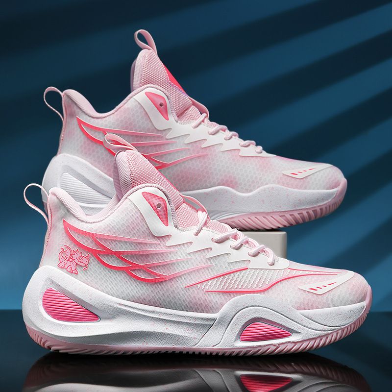 Men's 2025 Summer New Thick-Soled Non-Slip Basketball Versatile Fashion Sports Mesh Casual Running Trend Shoes_vogvips.com