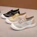 2025 Spring German Training Women's Vintage Thick-Soled Sports Soft-Soled Comfortable Old Beijing Cloth Shoes, Forrest_vogvips.com