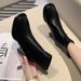 French Slim Martin For Women 2024 Spring And Autumn New Thick Heel Square Toe Korean Style Short Boots Fashion Versatile_vogvips.com