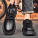 High Quality 2024 Men Casual Leather Business Tooling Shoes Comfy Thick Bottom Italian Male Shoes Antiskid Outdoor Oxford Shoes_vogvips.com