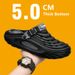 New Couple Models Hole Shoes Summer Women's Beach Lightweight Men's Baotou Waterproof Sandals Slippers Men_vogvips.com