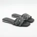 Cross Border New Summer Women's Korean Style Rhinestone Sequin On Anti Slip Outdoor Fashion Flip Flops With Free_vogvips.com