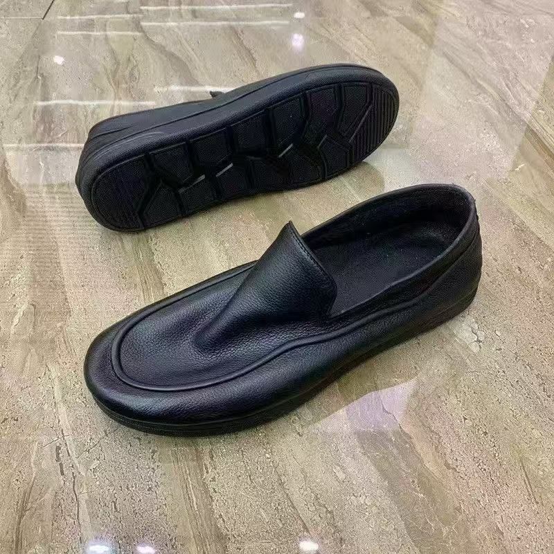ShoeVault 2025 New Men's Casual Formal Shoes Business Comfortable Leather Soft Sole_vogvips.com