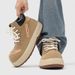 Autumn New Q Version Chunky Martin For Men And Women Thick Sole Height Increasing Yellow Men's Workwear Couple Short_vogvips.com