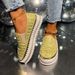 Women’s Shoes Rhinestones Large Size Diamond Shoes Fashion Temperament Rhinestone Slip On Lazy Shoes Trend_vogvips.com