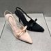 Elegant Bow High-heeled Shoes Women, Stiletto Fashion 2026 Summer New Satin Pointed-toe Sandals For Women_vogvips.com