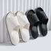 Stepping On Clouds Feeling Slippers For Women, Thick Sole Couple Outdoor EVA Slippers, Summer Indoor Home Non-Slip Air Cushion Slippers For Men_vogvips.com