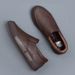 European Warm Series Waterproof Thickened Men's Leather Warm Casual Cotton Shoes Fleece-Lined Lazy Slip-On Winter Large Size_vogvips.com
