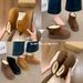 Thick-Soled Snow For Women 2025 New Winter Thickened Fleece-Lined Sheepskin Short Boots Northeast Large Cotton Shoes_vogvips.com