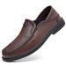 Men's Casual Spring Sheepskin Soles, Soft Real Leather, One Foot Pedaling, Le Fu Shoes, Men's Versatile_vogvips.com