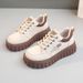heightening Board Shoes Muffin Bottom Wear-resistant Street Shooting Trend Simple Women's Shoes Student_vogvips.com