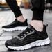 Summer New Mesh Sports Trendy Youth Student Running Large Breathable Men's Shoes_vogvips.com