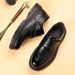 2025 Autumn Winter New Trend Soft Black Thick Sole Breathable Veratile Caual Men' Leather Britih Style Buine_vogvips.com