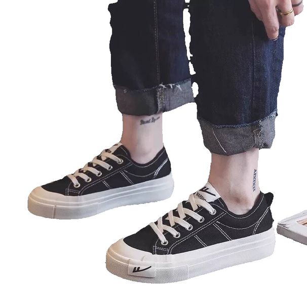Warrior Women's Shoes 2026 Spring And Autumn New Style Unisex Low-Top Korean Style Student Sneakers Versatile Niche Sports Canvas_vogvips.com