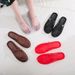 Closed-Toe Half Slippers For Women, Spring And Summer, Outdoor Wear, Hollow Breathable Solid Color Flat Slippers, Casual Single Shoes, Beach Lazy Shoes_vogvips.com