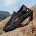Summer Mesh Men's Shoes Daily Casual Single Shoes Breathable Versatile Thick-Soled Sandals Large Size Men Shoes_vogvips.com
