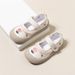 Unisex Tulip Print Canvas Shoes – Soft Rubber Sole Hook & Loop Sneakers For Kids (Breathable, Non-Slip, Beige)_vogvips.com