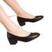 wangjia Wangjia Top Layer Cowhide Work For Women Black Professional Interview Office Formal Commuter Non Slip Leather_vogvips.com