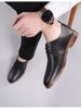 Men's Round Head Leather Shoes Formal Leather Shoes Casual Men's Lazy Single Shoes_vogvips.com