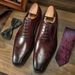Voyage Oxford New Business Brogue Pointed Toe Leather Casual Shoes Men Flat Comfortable_vogvips.com