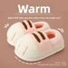 Qidan Shoe Factory Closed-Toe Cotton For Women Winter Indoor Home Fleece-Lined Thick Soft Sole Warm Outdoor Furry_vogvips.com