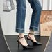 High Heels Women's 2025 New Shallow Mouth Back Empty Baotou Sandals With Hollow Out Line, Sexy And Versatile Pointed_vogvips.com