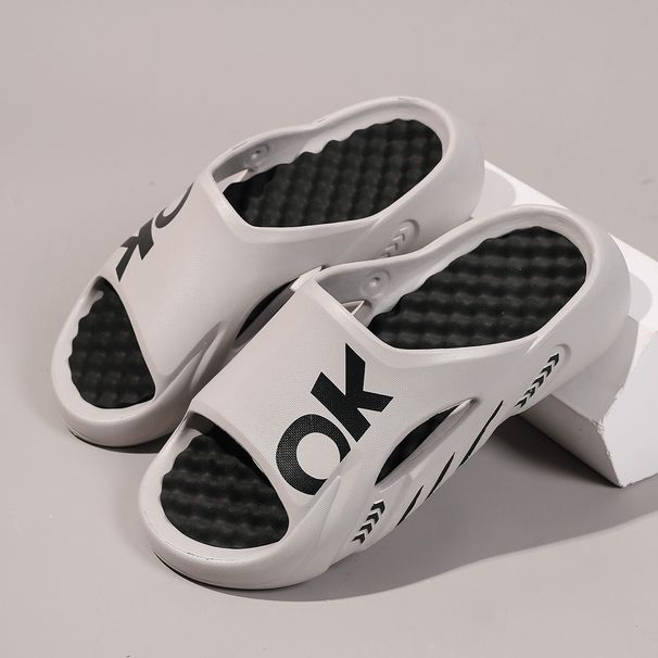 Men's Flip Flops For Summer Outdoor Wear, Non Slip Sports Sandals For Boys, Indoor Home Foot Massage Slippers_vogvips.com