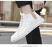 Men's Casual High-top Board Shoes First Layer Cowhide Large Size Men's Sports Comfortable Sheepskin Tide White Shoes_vogvips.com