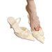 French-style Petal-covered Mules Women, 2025 Summer New Korean Version Versatile Pointed-toe Stiletto High-heeled Shoes_vogvips.com